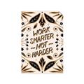 Picture of Work Smarter Not Harder Typography Poster _GroupedProduct_Rectangle_Portrait_Unframed_Print_Only_