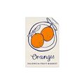 Picture of Food Art - Oranges Valencia Fruit Market _GroupedProduct_Rectangle_Portrait_Unframed_Print_Only_