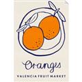 Picture of Food Art - Oranges Valencia Fruit Market _GroupedProduct_Rectangle_Portrait_Unframed_Print_Only_
