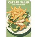 Picture of Caesar Salad Poster _GroupedProduct_Rectangle_Portrait_Unframed_Print_Only_