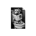 Picture of Potty Pooch _GroupedProduct_Rectangle_Portrait_Unframed_Print_Only_