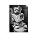 Picture of Potty Pooch _GroupedProduct_Rectangle_Portrait_Unframed_Print_Only_