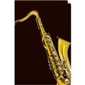 Picture of Golden Saxophone Poster _GroupedProduct_Rectangle_Portrait_Unframed_Print_Only_
