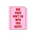 Picture of Bad Vibes Typography Poster _GroupedProduct_Rectangle_Portrait_Unframed_Print_Only_