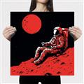 Picture of Retro Moonwalk Poster _GroupedProduct_Square_Canvas_