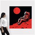 Picture of Retro Moonwalk Poster _GroupedProduct_Square_Canvas_