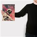 Picture of Astronaut in  Space _GroupedProduct_Rectangle_Portrait_Canvas_