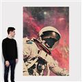 Picture of Astronaut in  Space _GroupedProduct_Rectangle_Portrait_Canvas_