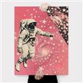 Picture of Astronaut in  Space _GroupedProduct_Rectangle_Portrait_Canvas_