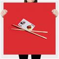 Picture of Sushi card _GroupedProduct_Square_Canvas_