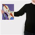 Picture of Retro Style Violin _GroupedProduct_Rectangle_Portrait_Canvas_