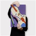 Picture of Retro Style Violin _GroupedProduct_Rectangle_Portrait_Canvas_