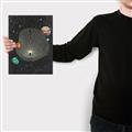 Picture of Abstract Space Poster _GroupedProduct_Rectangle_Portrait_Canvas_