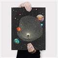 Picture of Abstract Space Poster _GroupedProduct_Rectangle_Portrait_Canvas_