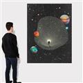 Picture of Abstract Space Poster _GroupedProduct_Rectangle_Portrait_Canvas_