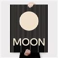 Picture of Moon Typography Poster _GroupedProduct_Rectangle_Portrait_Canvas_