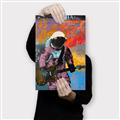 Picture of Retro Spaceman with Guitar Poster _GroupedProduct_Rectangle_Portrait_Canvas_