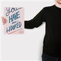 Picture of You Have me Hooked Typography Poster _GroupedProduct_Rectangle_Portrait_Canvas_