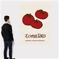 Picture of Food Art - Tomatoes Rome Food Market _GroupedProduct_Rectangle_Portrait_Canvas_