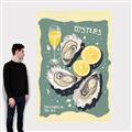 Picture of Oysters Poster _GroupedProduct_Rectangle_Portrait_Canvas_