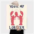 Picture of You are My Lobster Poster _GroupedProduct_Rectangle_Portrait_Canvas_