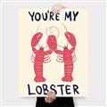Picture of You are My Lobster Poster _GroupedProduct_Rectangle_Portrait_Canvas_