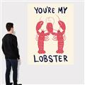 Picture of You are My Lobster Poster _GroupedProduct_Rectangle_Portrait_Canvas_