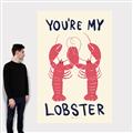 Picture of You are My Lobster Poster _GroupedProduct_Rectangle_Portrait_Canvas_