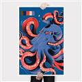Picture of Tentacle Whirl Poster _GroupedProduct_Rectangle_Portrait_Canvas_