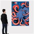 Picture of Tentacle Whirl Poster _GroupedProduct_Rectangle_Portrait_Canvas_