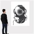 Picture of Vintage Diver Poster _GroupedProduct_Rectangle_Portrait_Canvas_