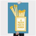 Picture of A Match May in Heaven Poster _GroupedProduct_Rectangle_Portrait_Canvas_