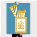 Picture of A Match May in Heaven Poster _GroupedProduct_Rectangle_Portrait_Canvas_