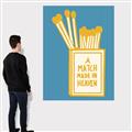 Picture of A Match May in Heaven Poster _GroupedProduct_Rectangle_Portrait_Canvas_