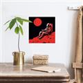 Picture of Retro Moonwalk Poster _GroupedProduct_Square_Canvas_