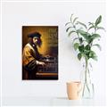 Picture of Old Vinyl Sounds Better Typography Poster _GroupedProduct_Rectangle_Portrait_Canvas_
