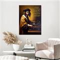 Picture of Old Vinyl Sounds Better Typography Poster _GroupedProduct_Rectangle_Portrait_Canvas_
