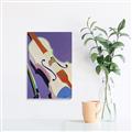 Picture of Retro Style Violin _GroupedProduct_Rectangle_Portrait_Canvas_