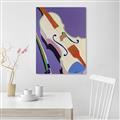 Picture of Retro Style Violin _GroupedProduct_Rectangle_Portrait_Canvas_