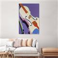 Picture of Retro Style Violin _GroupedProduct_Rectangle_Portrait_Canvas_