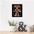 Picture of Robo Neko Cat Poster _GroupedProduct_Rectangle_Portrait_Canvas_