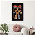 Picture of Robo Neko Cat Poster _GroupedProduct_Rectangle_Portrait_Canvas_
