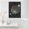 Picture of Abstract Space Poster _GroupedProduct_Rectangle_Portrait_Canvas_