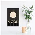 Picture of Moon Typography Poster _GroupedProduct_Rectangle_Portrait_Canvas_