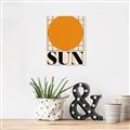 Picture of Sun Typography Poster _GroupedProduct_Rectangle_Portrait_Canvas_