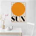 Picture of Sun Typography Poster _GroupedProduct_Rectangle_Portrait_Canvas_
