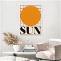 Picture of Sun Typography Poster _GroupedProduct_Rectangle_Portrait_Canvas_