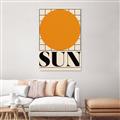 Picture of Sun Typography Poster _GroupedProduct_Rectangle_Portrait_Canvas_