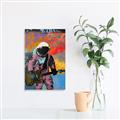 Picture of Retro Spaceman with Guitar Poster _GroupedProduct_Rectangle_Portrait_Canvas_