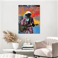 Picture of Retro Spaceman with Guitar Poster _GroupedProduct_Rectangle_Portrait_Canvas_